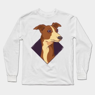 Whippet Dog Long Sleeve T-Shirt